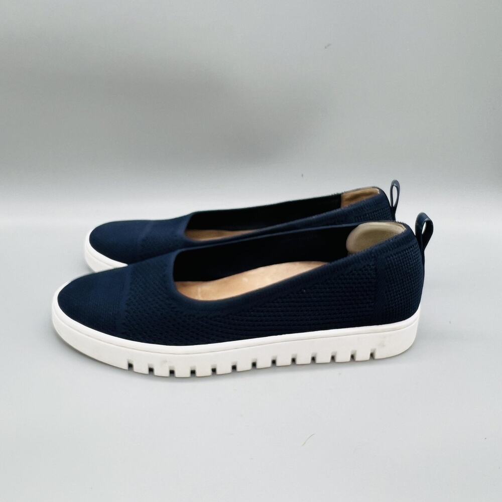 Vionic Shoes Womens 9.5 Blue Knit Uptown Skimmer Ballet Flats Slip On Comfort - Picture 4 of 11